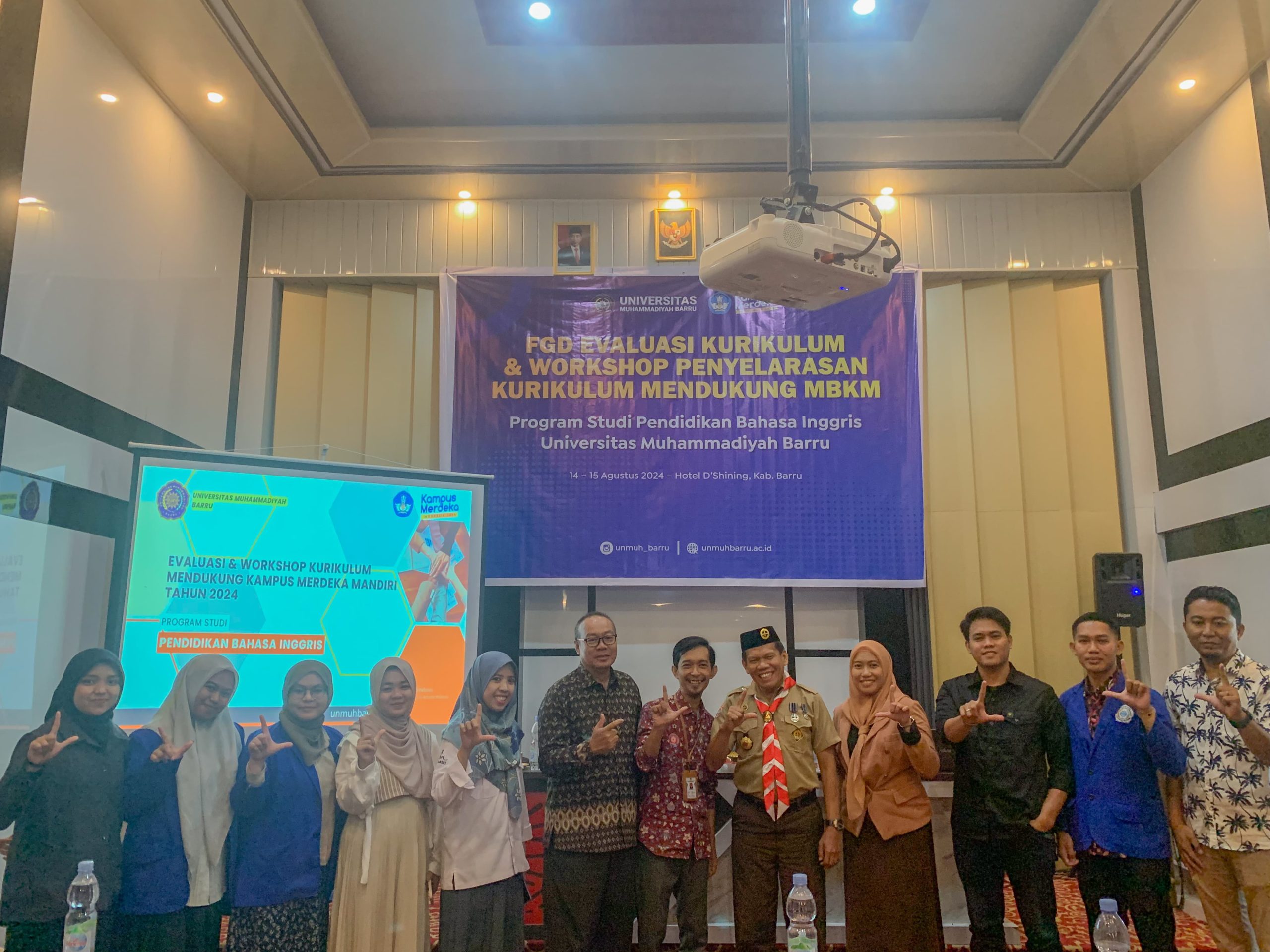 FGD Evaluasi Kurikulum Prodi Pendidikan Bahasa Inggris Universitas Muhammadiyah Barru Dukung Program MBKM