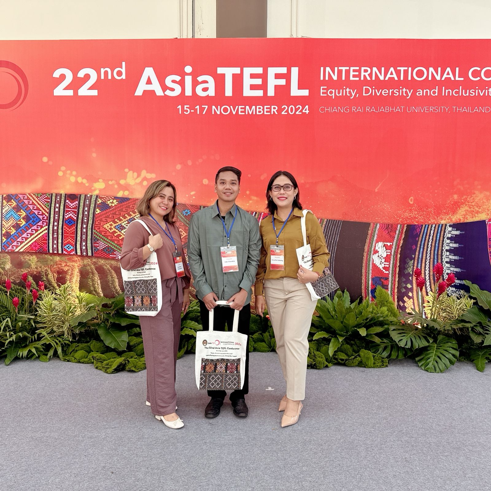 Dosen Prodi Pendidikan Bahasa Inggris Universitas Muhammadiyah Barru Berpartisipasi dalam AsiaTEFL International Conference 2024 di Thailand